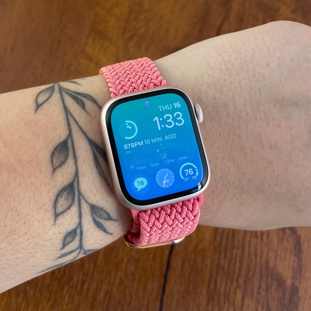 New Elastic iWatch Nylon Braided Solo Loop Band For Apple Watch Smart Watch Band